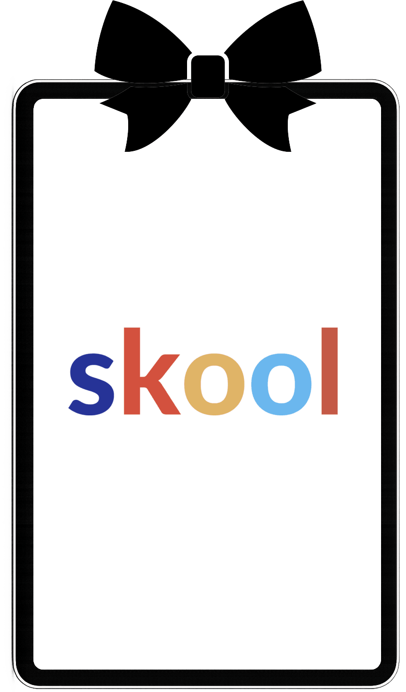 Private FasterFreedom Skool community presented as a digital gift